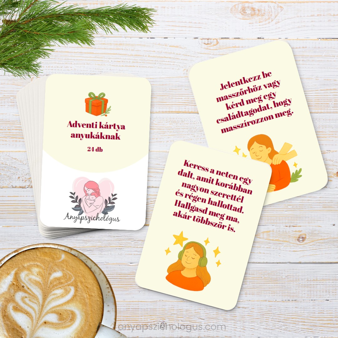 Adventi kártyák - Anya kártyacsomag
