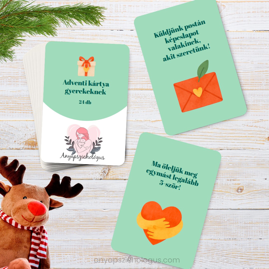Adventi kártyák - Gyerek kártyacsomag